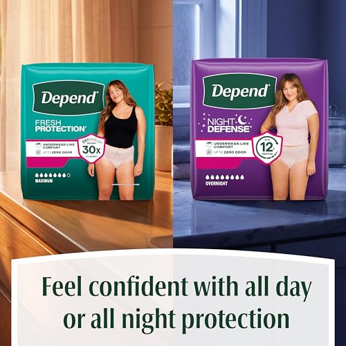 Fresh Protection Adult Diapers for Women (18 Count)