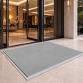 Front Door Mat Outside Entrance Drainage Doormat Grey 31"x47" (144 Sq Ft)