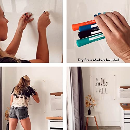 Tear Drop Acrylic Dry Erase Board
