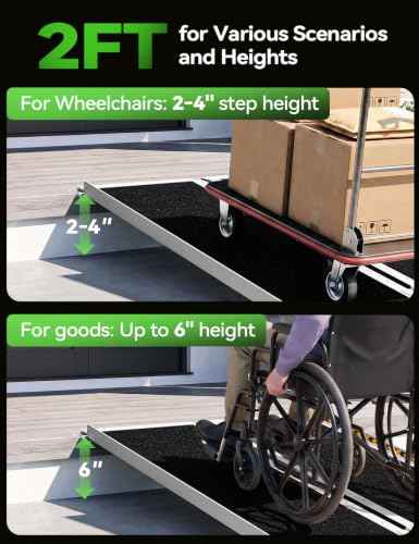 2FT Portable Wheelchair Ramp