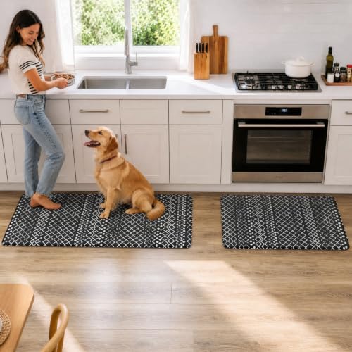 Anti Fatigue Kitchen Mats for Floor (2 Count)