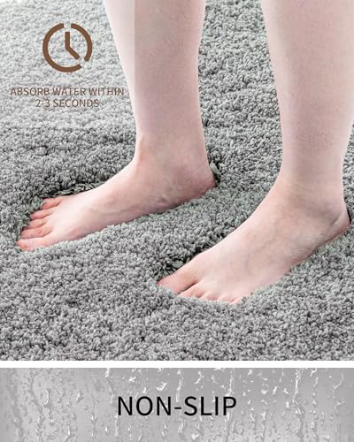 Bathroom Rugs Non Slip Washable 70x24 (16.8 Sq Ft)