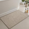Bath Mat Non Slip Super Absorbent Quick Dry Bath Mats for Bathroom Floor Rubber Backing Washable Bathroom Rugs Modern Woven Jacquard Mat (2.8333 Sq Ft)