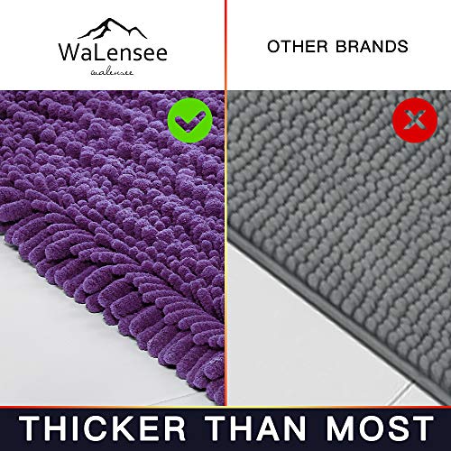 Bathroom Rug 2 Pieces Set Non Slip Bath Mat