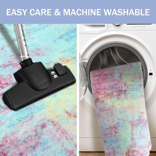 Small Abstract Area Rug 2x3 Ft Entryway Rugs Washable Door Mat Indoor Entrance
