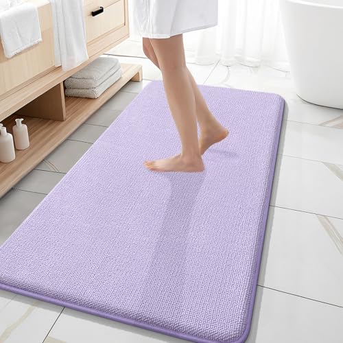 Memory Foam Bathroom Runner Rugs 47x20