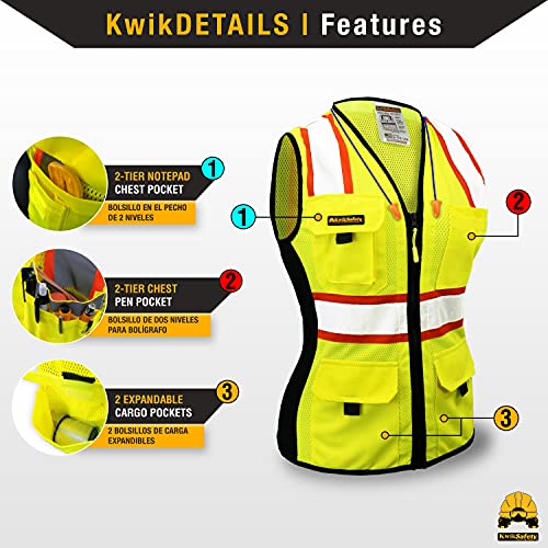 FIRST LADY Safety Vest Women [2PK] Class 2 (2 Count)