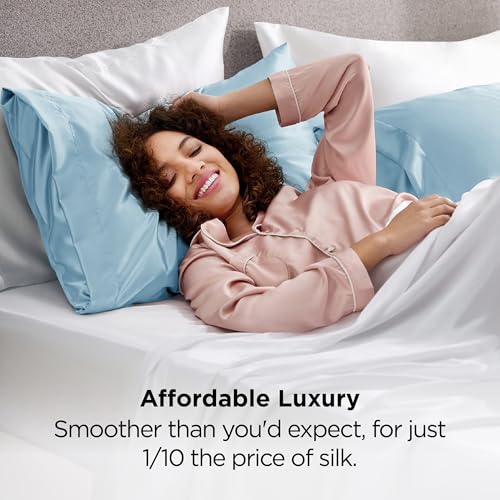 Satin Pillowcases King Set of 2 (2 Count)