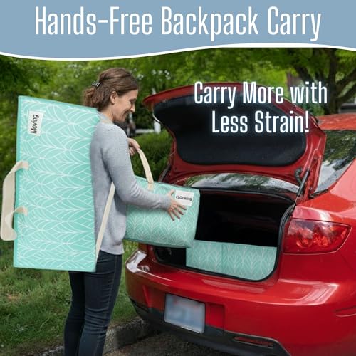 8 Pack Heavy Duty Moving Bags with Backpack Straps (8 Count)