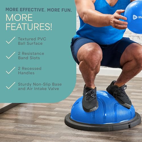Horizon Half Balance Ball Trainer with 440 lb Capacity Stability