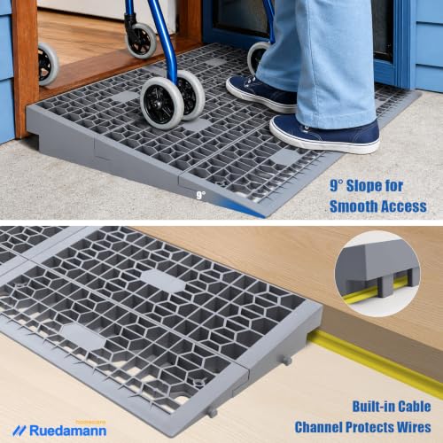 1" Rise Modular Threshold Ramps for Doorways