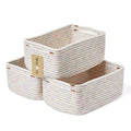 Small Storage Baskets for Organizing (3 Count)