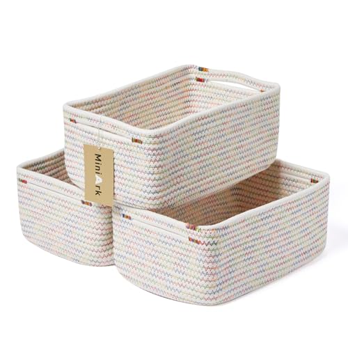 Small Storage Baskets for Organizing (3 Count)