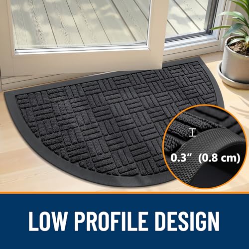 Half Circle Front Door Mat 29.5x17 (3.46 Sq Ft)