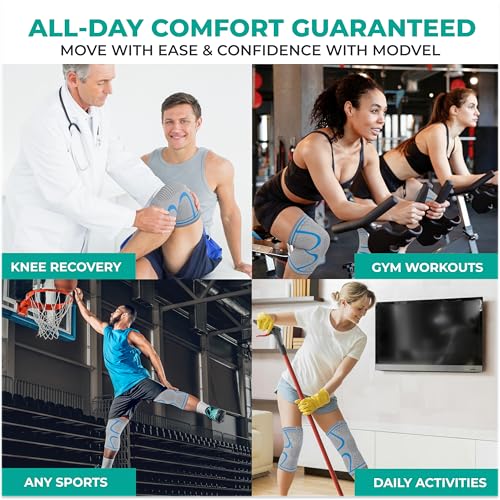 Compression Knee Brace for Women & Men (2 Count)