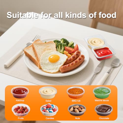 30 PCS Snack Containers with Lids (30 Count) - Bel Marant