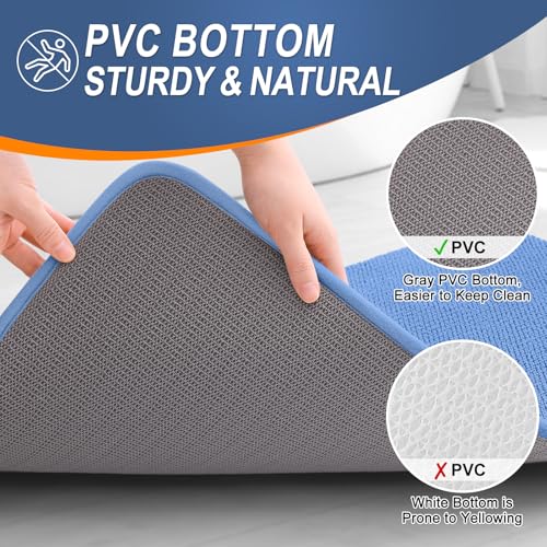 Memory Foam Bathroom Toilet Rugs U