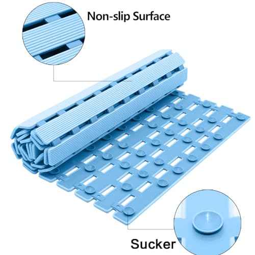 Shower Mat Non Slip Bathtub Mat 37.4 x 15.7 Inch Bath Mat for Tub