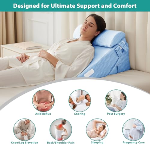 3Pcs Orthopedic Bed Wedge Pillow Set (3 Count)