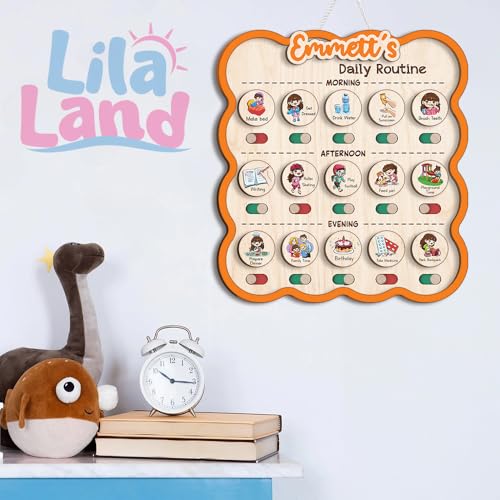 Personalized Wooden Chore Chart for Kids