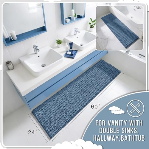 Bathroom Runner Rug 60x24 Inch