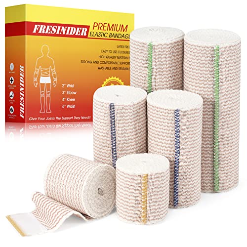 Premium Elastic Bandage Wrap (6 Count)