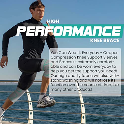 Compression Knee Brace for Women & Men (2 Count)