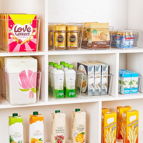 10 Pack Clear Storage Bins (10 Count)