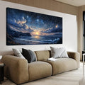 Canvas Landscape Coastal Wall Art Beachside Artwork for Walls 24" x 48"