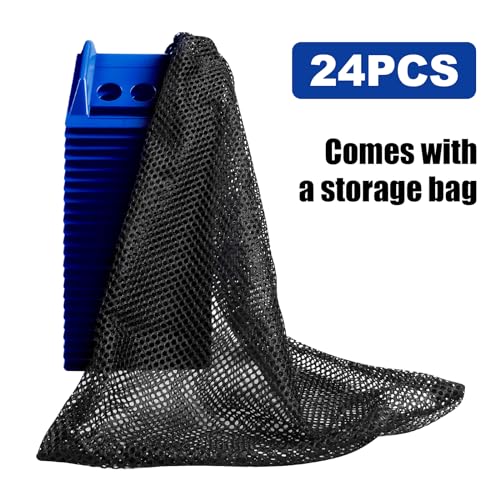 24 Pack 4" Flatbed Edge Protectors with Carrying Case (24 Count)