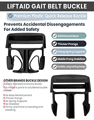 Gait Belt with Plastic Buckle by LiftAid