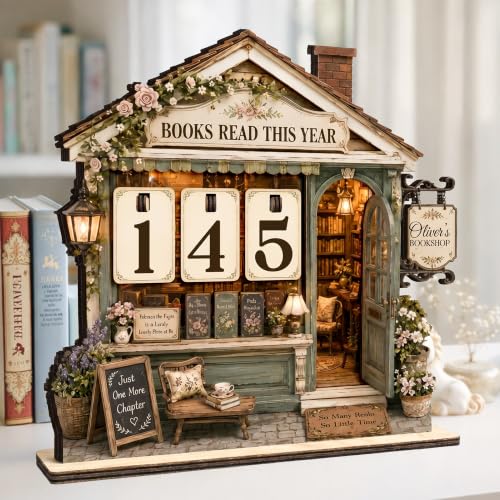 Personalized Books Read This Year Counter Sign