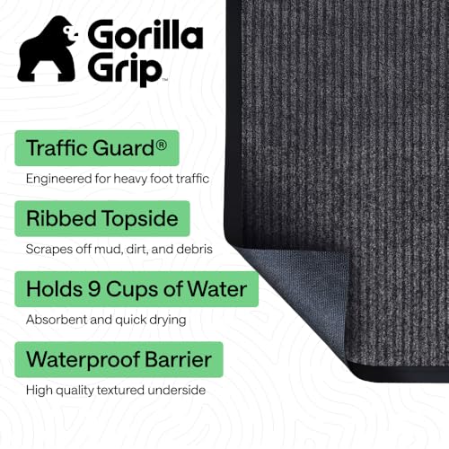 Traffic Guard Indoor Outdoor Heavy Duty Door Mat