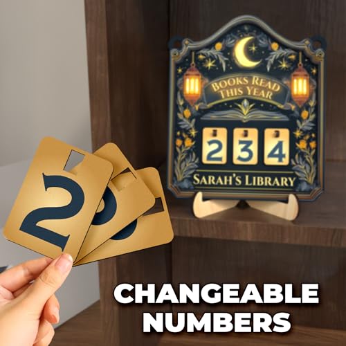 Personalized Books Read This Year Wooden Sign