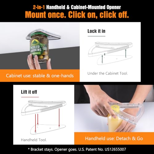 Patented Magnetic Jar Opener