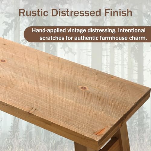 Sawmill Solid Wood Bench