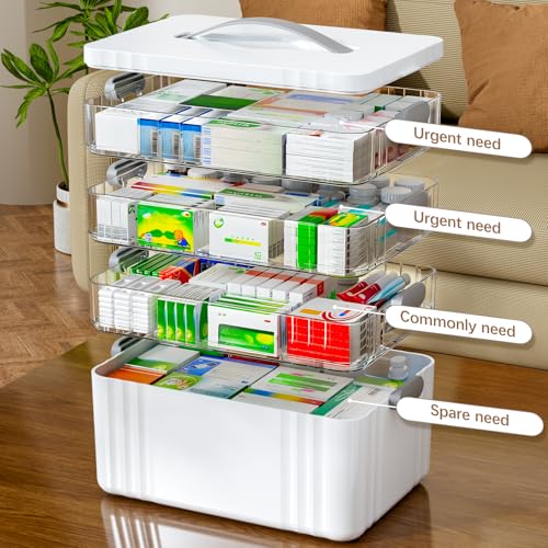 4 Tier Medicine Organizer