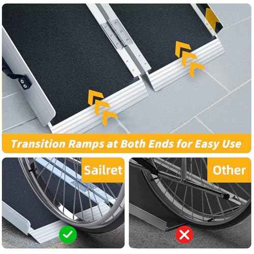 4FT Portable Wheelchair Ramp