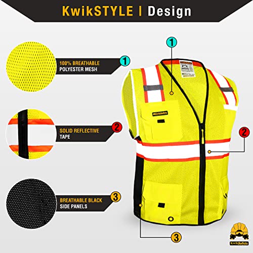 BIG KAHUNA Hi Vis Safety Vest [2PK] Class 2 (2 Count)