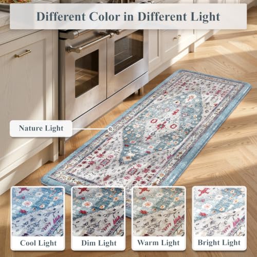 Boho Anti Fatigue Mats for Kitchen Floor 2PCS (2 Count)