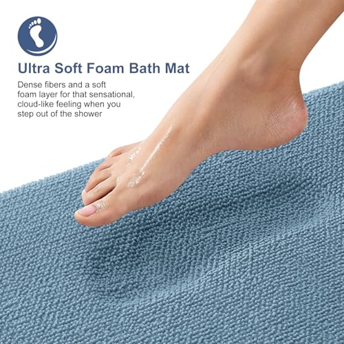 Memory Foam Bathroom Runner Rug 59x24