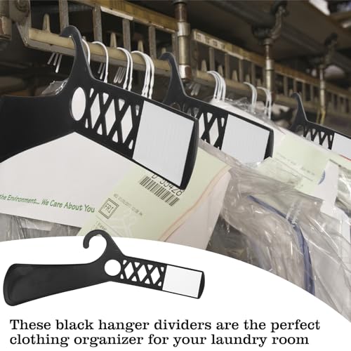 1 Pcs Large Closet Dividers and White Blank Cards 18 Inch Clothing Rack Size Dividers for Hanging Clothes