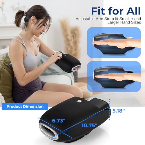 Electric Hand Massager with Heat and Compression