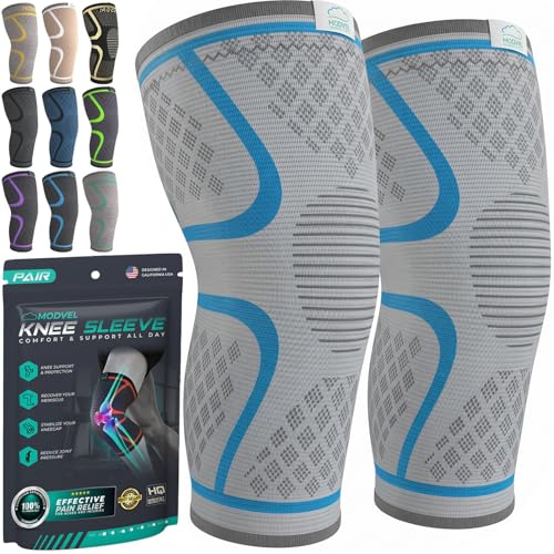 Compression Knee Brace for Women & Men (2 Count)