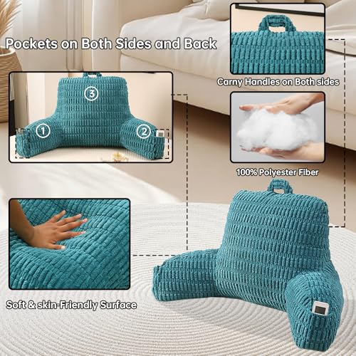 Reading Pillow for Sitting in Bed with Arm