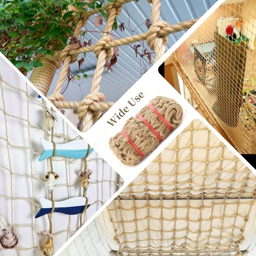 Jute Hemp Rope Net (72 Foot)