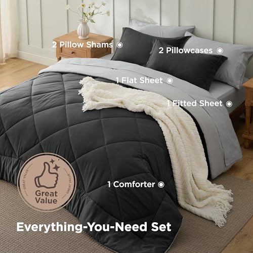 Charcoal Grey King Comforter Set