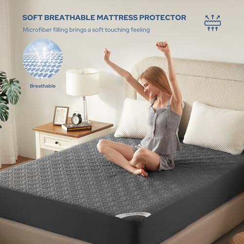 2 Pack Waterproof Mattress Protector California King Size (2 Count)