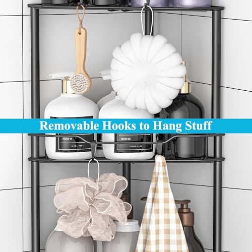 Metal Floor Standing Corner Shower Caddy