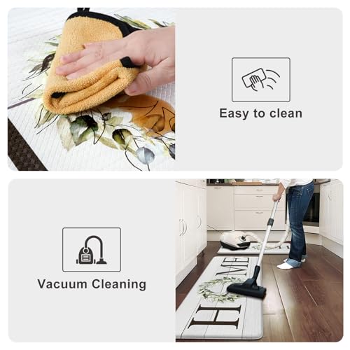 Kitchen Mats for Floor Anti Fatigue Cushioned Kitchen Runner Rugs